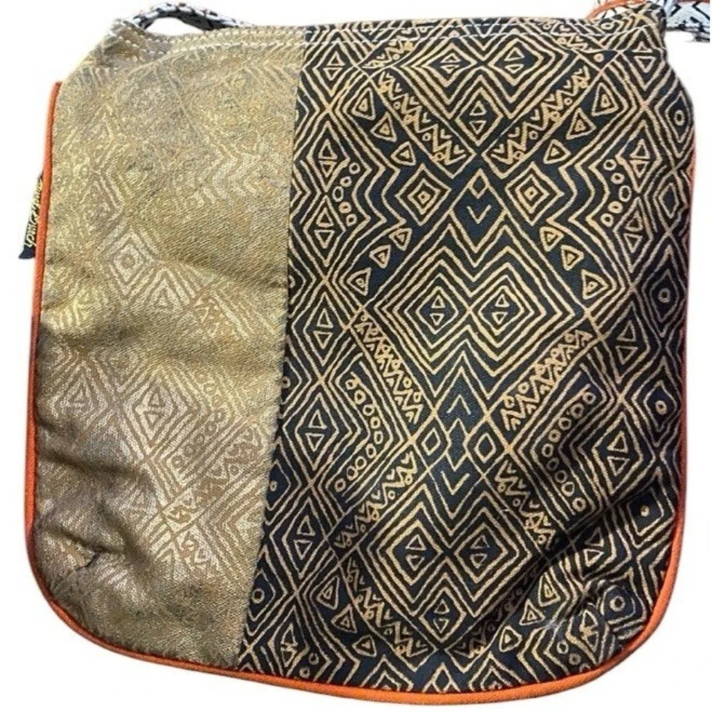Laurel Burch Crossbody Art To Wear Patchwork Shoulder Bag